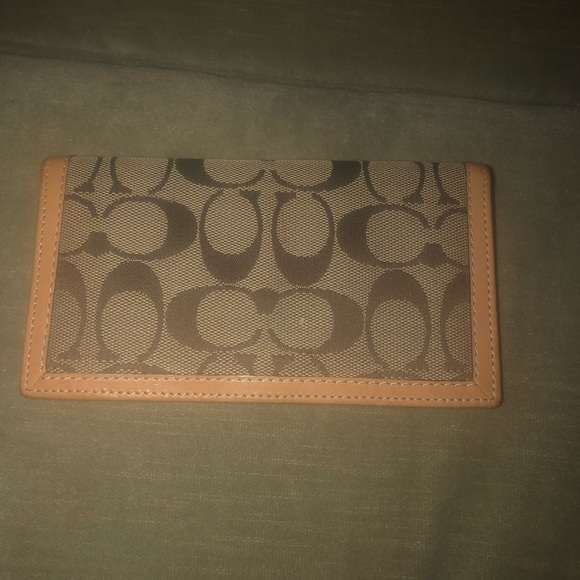 Coach Other - Coach checkbook cover